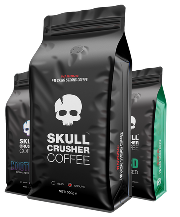 skull crusher coffee bags