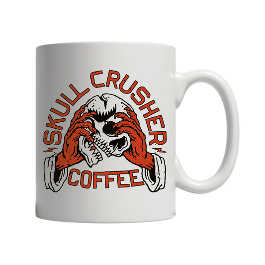 🎁 11oz White Mug - Skull Crusher Coffee (100% off)