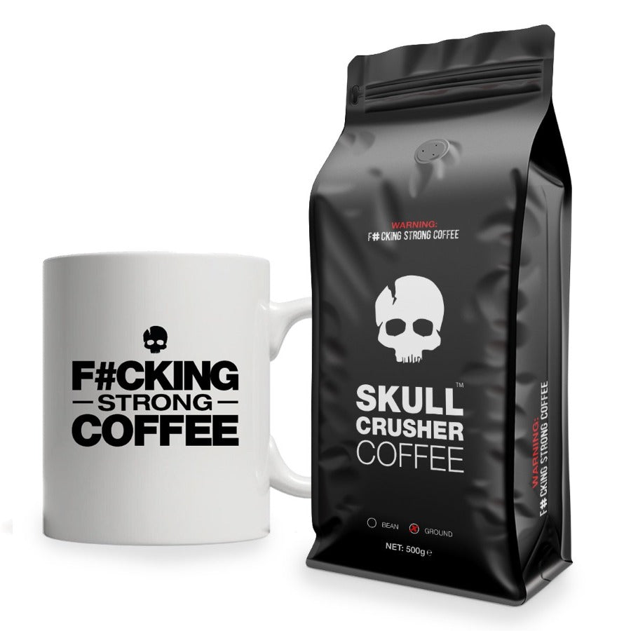 skull crusher coffee - UK high caffeine coffee - F strong coffee